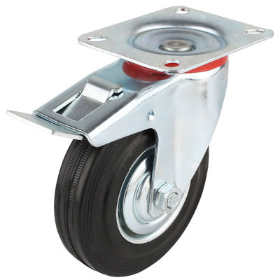 3 " 4 " 5 " 6 " 8 Inch cao su bánh xe, thép lõi cuộn vòng bi bánh xe OEM ODM