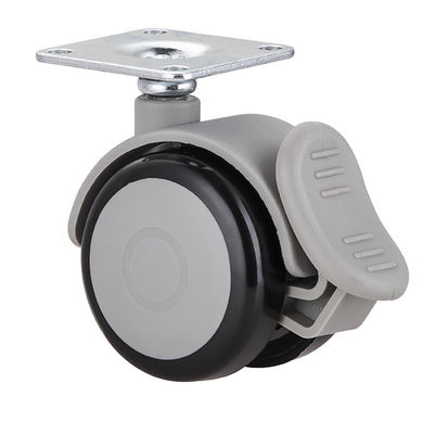 3 Inch M10 Threaded Stem Caster Wheels, TPR Locking Caster Wheels cho nhà bếp ghế