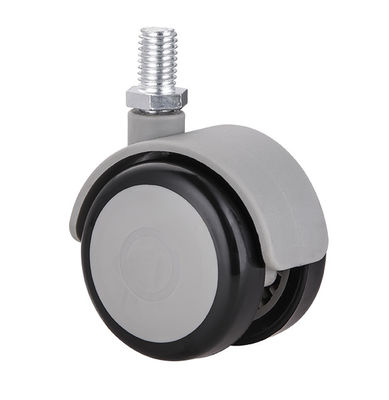 3 Inch M10 Threaded Stem Caster Wheels, TPR Locking Caster Wheels cho nhà bếp ghế