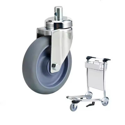 Bánh xe càng xoay TPR chống tĩnh điện cho xe đẩy hành lý sân bay