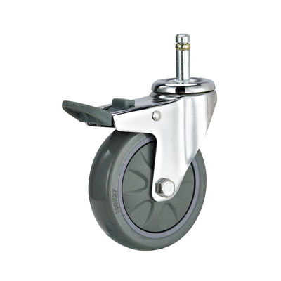 3 Inch 4 Inch 5 Inch Industrial Casters Weight Capacity 100kg PU Swivel Caster Wheels