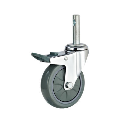 3 Inch 4 Inch 5 Inch Industrial Casters Weight Capacity 100kg PU Swivel Caster Wheels
