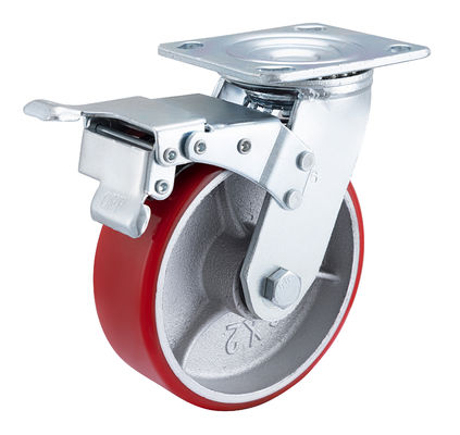 50mm Heavy Duty Castors Impact Resistant Cast Iron Industrial Caster Wheel (Đánh xe đúc công nghiệp bằng sắt đúc)
