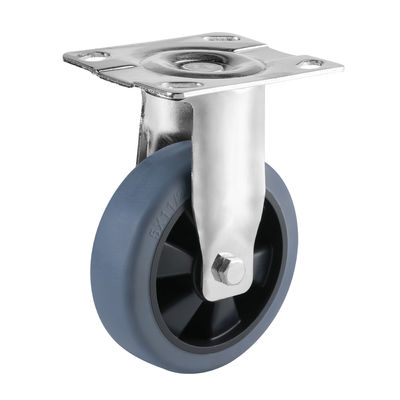 Trung bình / Công nghiệp công suất nặng Casters bánh xe cao su nhiệt nhựa TPR Caster