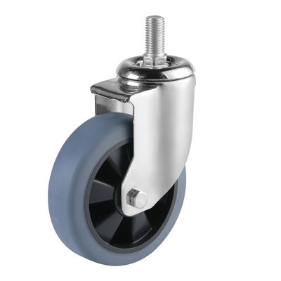 Trung bình / Công nghiệp công suất nặng Casters bánh xe cao su nhiệt nhựa TPR Caster