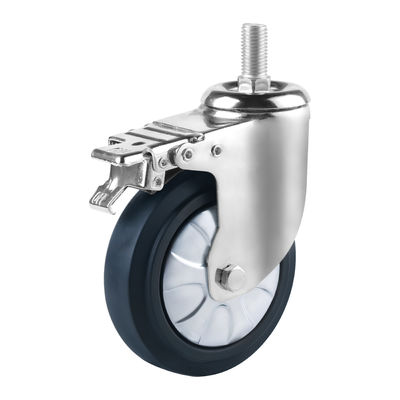 TPR Industrial Casters Wheels Trung hạn Công suất nặng Thép