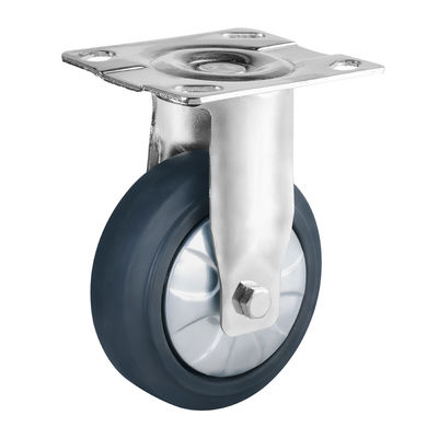 TPR Industrial Casters Wheels Trung hạn Công suất nặng Thép
