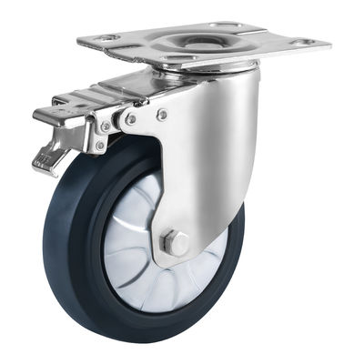 TPR Industrial Casters Wheels Trung hạn Công suất nặng Thép