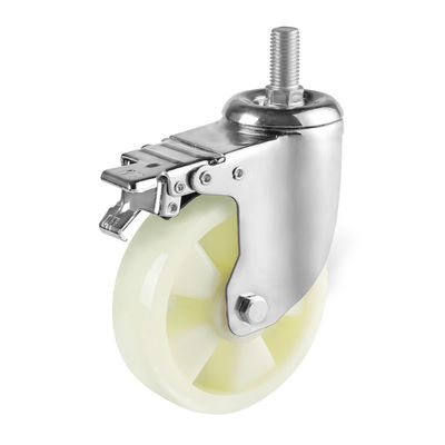 Polypropylene Industrial Casters Vòng chống ăn mòn Poly Caster Wheels