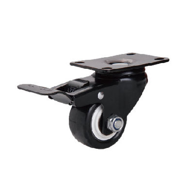 PP PU PVC Đường quay đồ nội thất phổ biến Đen Đường quay hạng nhẹ