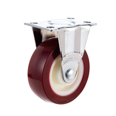 Chiếc xe lăn đồ nội thất PU hạng nhẹ, bánh xe lăn polypropylene tùy chỉnh