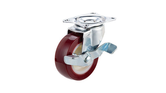 Chiếc xe lăn đồ nội thất PU hạng nhẹ, bánh xe lăn polypropylene tùy chỉnh