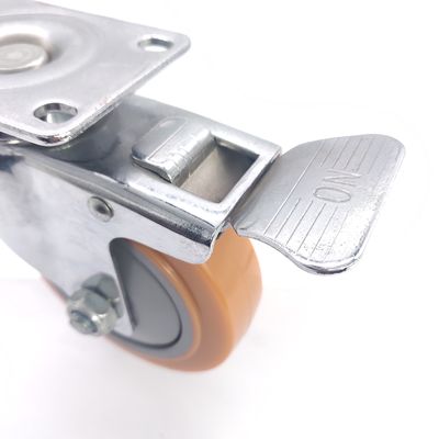 Máy quay xoay trung bình, bánh xe xoay cứng công nghiệp polyurethane