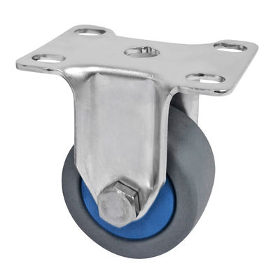 Thermoplastic cao su Stainless Steel Casters 50mm Lốp lốp