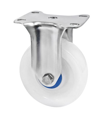 Công suất trung bình 304 thép không gỉ Casters màu trắng PA Casters 150-200KG Capacity tải