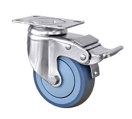 Đốp lăn màu xanh TPR hạng trung 100kg-150KG Đốp lăn thép không gỉ