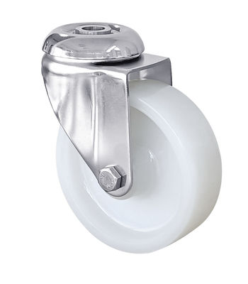 PA Stainless Steel Plate Casters Công suất trung bình bánh xe Caster 75mm 125mm