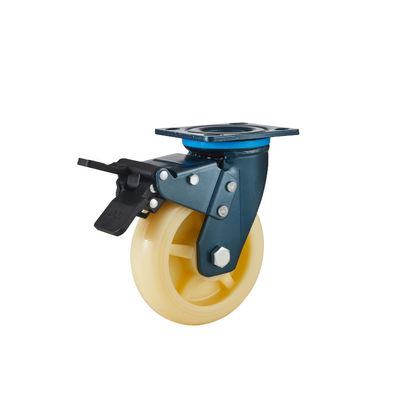 100mm 125mm 150mm 200mm Heavy Duty Castors Bảng trên lắp đặt Polypropylene Casters