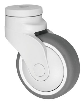 Thermoplastic cao su đàn hồi TPR Castors, Plastic thiết bị y tế Caster