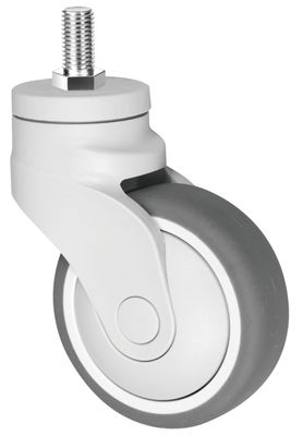 Thermoplastic cao su đàn hồi TPR Castors, Plastic thiết bị y tế Caster