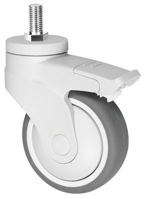 Thermoplastic cao su đàn hồi TPR Castors, Plastic thiết bị y tế Caster
