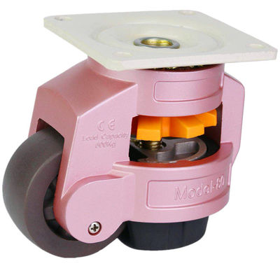 Bánh xe điều chỉnh độ cao chịu tải nặng với bánh xe TPR & vòng bi chính xác