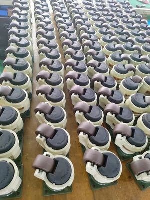 Bánh xe điều chỉnh độ cao chịu tải nặng với bánh xe TPR & vòng bi chính xác