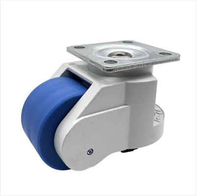 Bánh xe điều chỉnh độ cao gắn tấm GD150F siêu chịu tải, tải trọng 1500kg, bánh xe & đế nylon