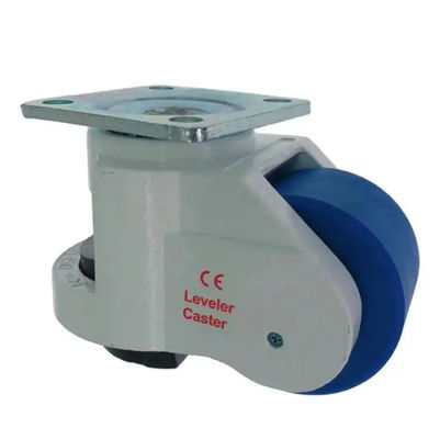 Bánh xe điều chỉnh độ cao gắn tấm GD150F siêu chịu tải, tải trọng 1500kg, bánh xe & đế nylon