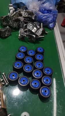 Bánh xe đẩy bằng thép không gỉ TPR Dajin 50mm, tải trọng cao 150kg
