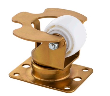 Bánh xe đẩy nylon công nghiệp hạng nặng 58mm 35mm cho xe đẩy hành lý sân bay