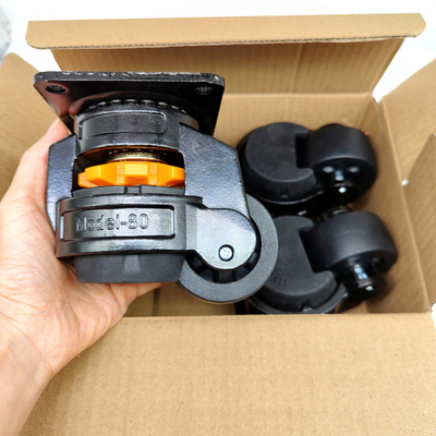 Bánh xe caster san bằng với chiều cao có thể điều chỉnh cho bảng hội thảo, máy móc công nghiệp, đồ nội thất văn phòng và băng ghế phòng thí nghiệm - nhiều kích cỡ có sẵn